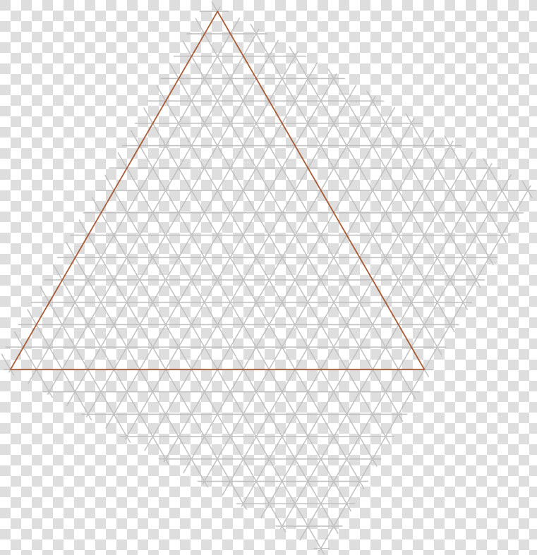 Plantilla Para Construir El Triángulo De Sierpinski   Triangle  HD Png DownloadTransparent PNG