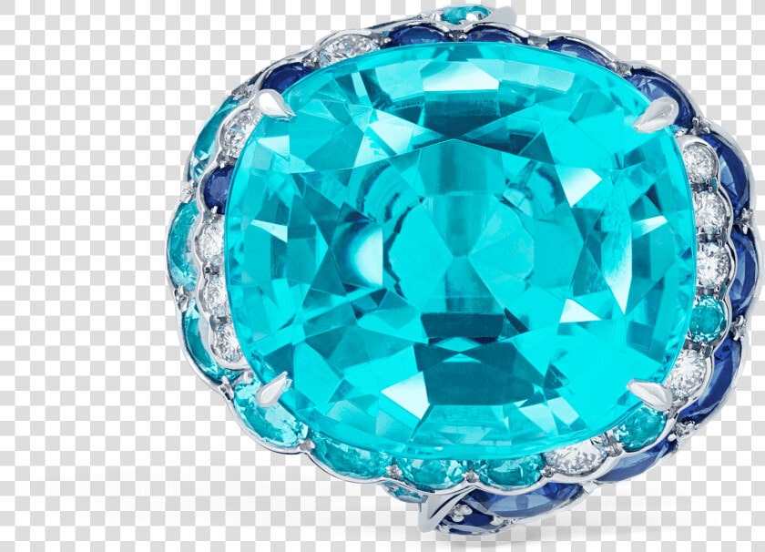 Paraiba Tourmaline Ring 11 09 1155   Diamond  HD Png DownloadTransparent PNG