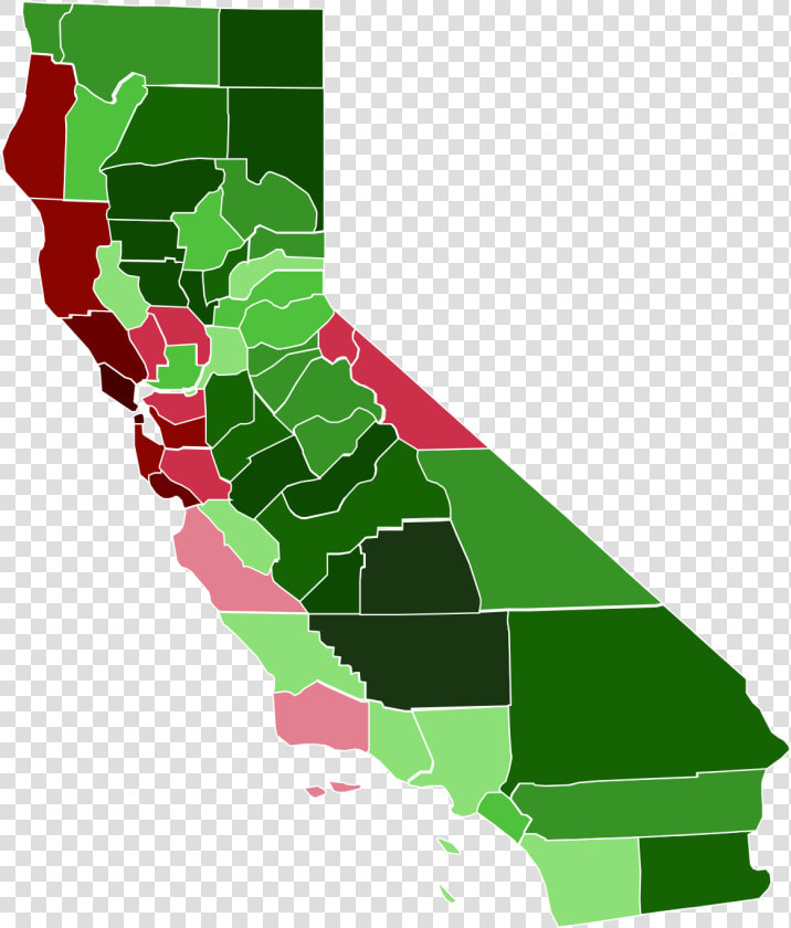 California Presidential Election Map  HD Png DownloadTransparent PNG