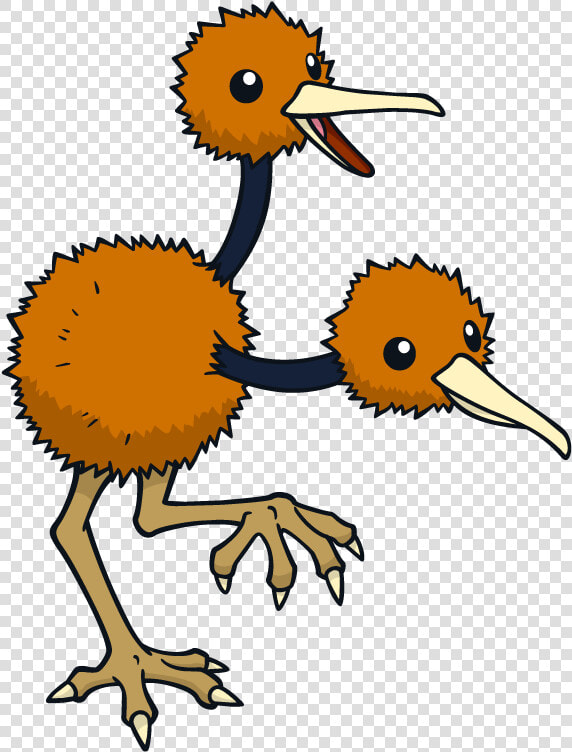 Doduo Pokemon Character Vector Art  HD Png DownloadTransparent PNG