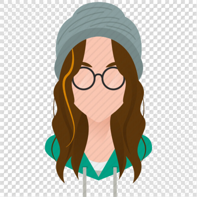 Girl With Glasses Icon   Png Download   Girl With Glasses Icon  Transparent PngTransparent PNG