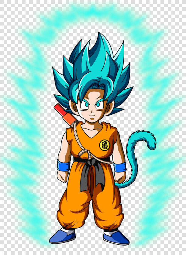 Kid Goku Blue  Hd Png Download   Kid Goku Ssj Blue  Transparent PngTransparent PNG