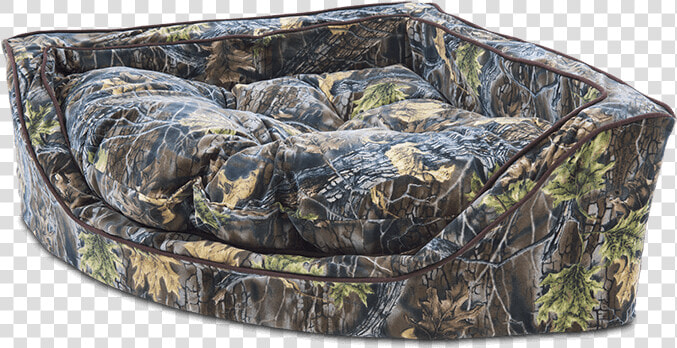 Luxury Overstuffed Corner Dog Bed   Transparent Camo Dog Bed  HD Png DownloadTransparent PNG