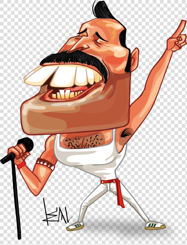 Cartoon   Png Download   Freddie Mercury Freddy Fazbear  Transparent PngTransparent PNG