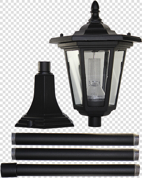 Pl04 Solar 2 Led Mini Lamp Post Light   Mini Light Pole  HD Png DownloadTransparent PNG