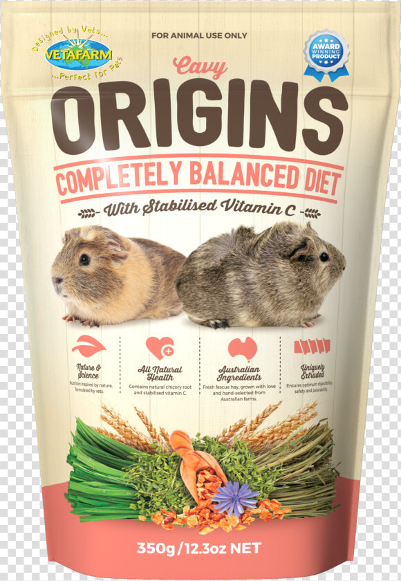 Origins Cavy Food 350g   Vetafarm Rodent Origins Rat  amp  Mouse Food  HD Png DownloadTransparent PNG