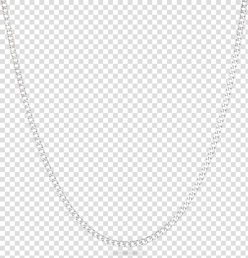 18 Inches White Gold Chain Uk   Collier Barrette Or Blanc  HD Png DownloadTransparent PNG