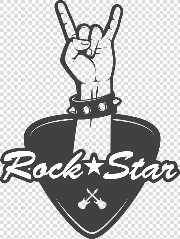 Rock Rockstar Star Guitar Png Vector Thumbsup Hand   Rockstar Png  Transparent PngTransparent PNG