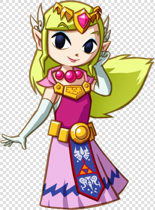 Princess Zelda Png   Wind Waker Toon Zelda  Transparent PngTransparent PNG