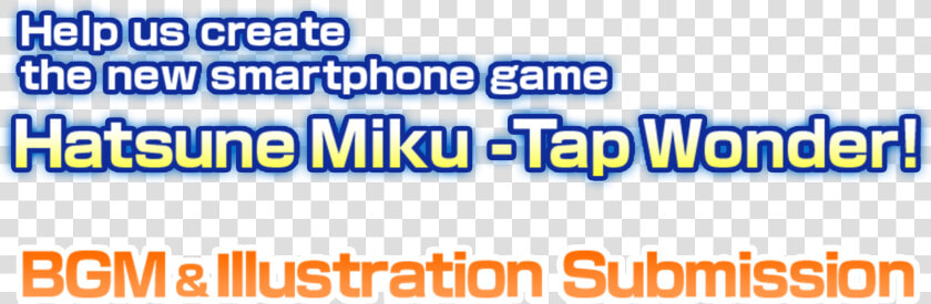 Help Us Create The New Smartphone Game Hatsune Miku  HD Png DownloadTransparent PNG