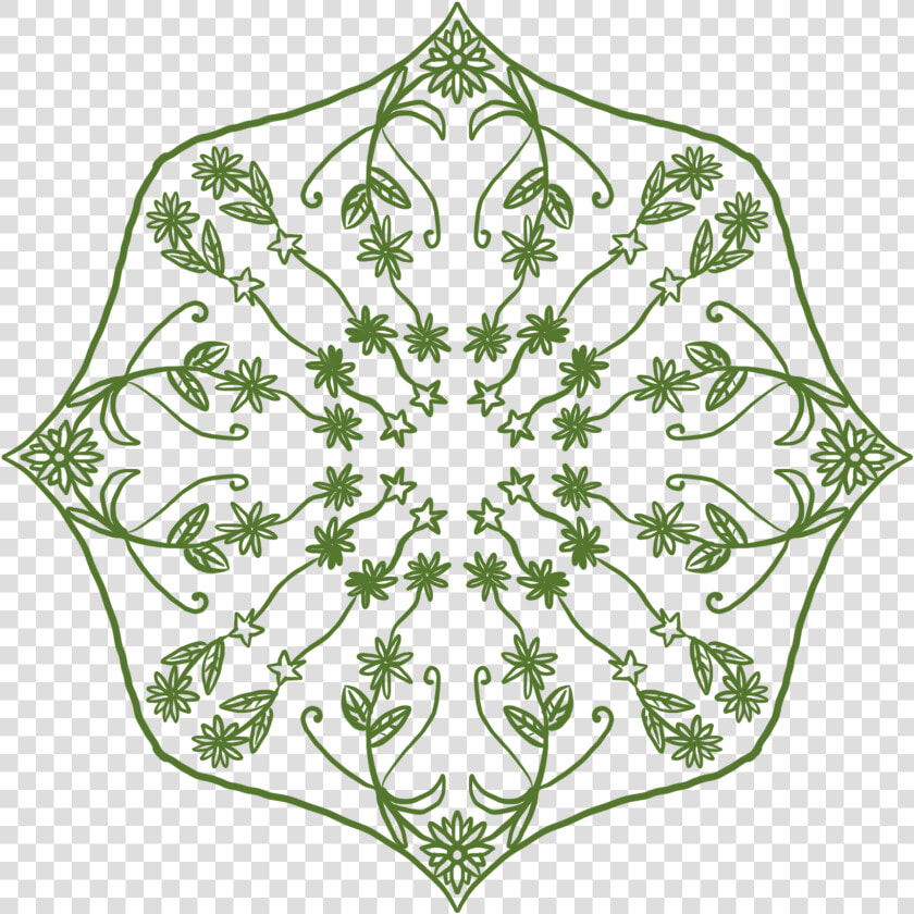 Plant Green Leaves Flowers Fresh Png And Psd   Circle  Transparent PngTransparent PNG