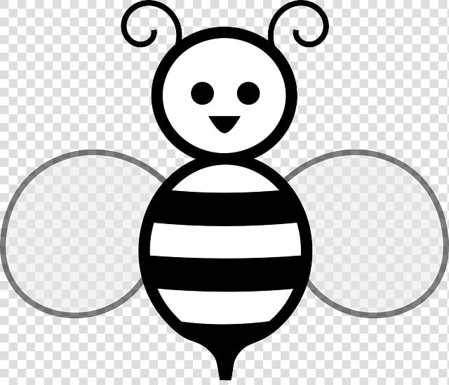 Clip Art Openclipart Bee Free Content Vector Graphics   Honey Bee Clip Art  HD Png DownloadTransparent PNG