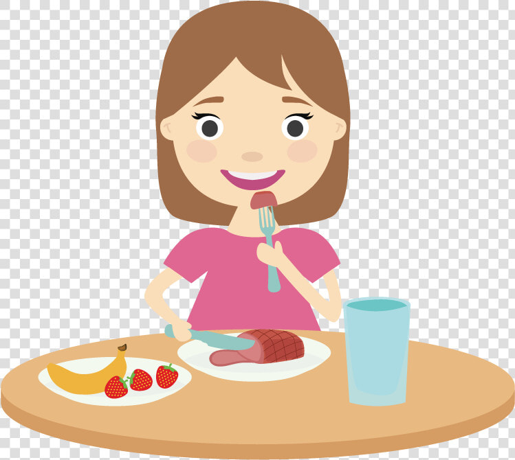 Lunch Vector   Eating Healthy Foods Clipart  HD Png DownloadTransparent PNG