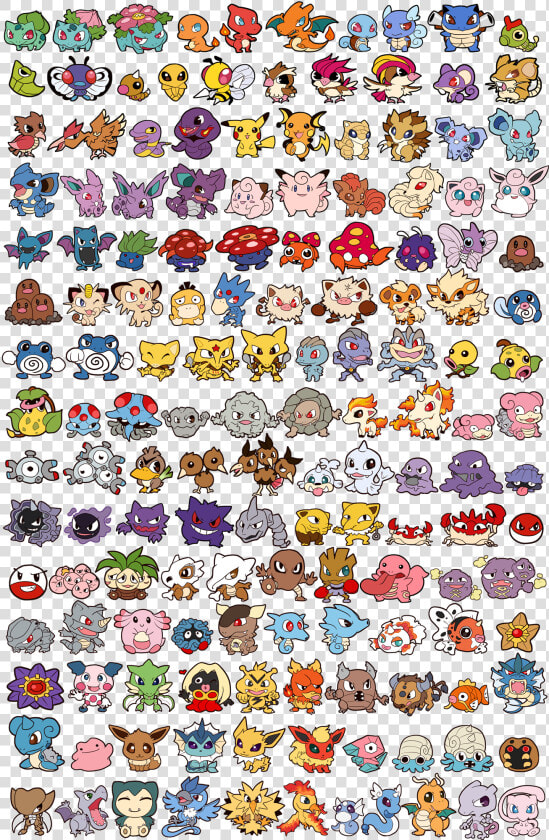 All Johto And Kanto Pokemon  HD Png DownloadTransparent PNG