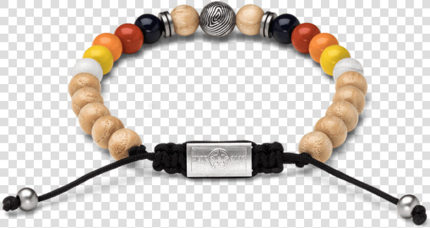 Houston Astros  Round Macrame Bracelet 8mm   Original Grain  HD Png DownloadTransparent PNG