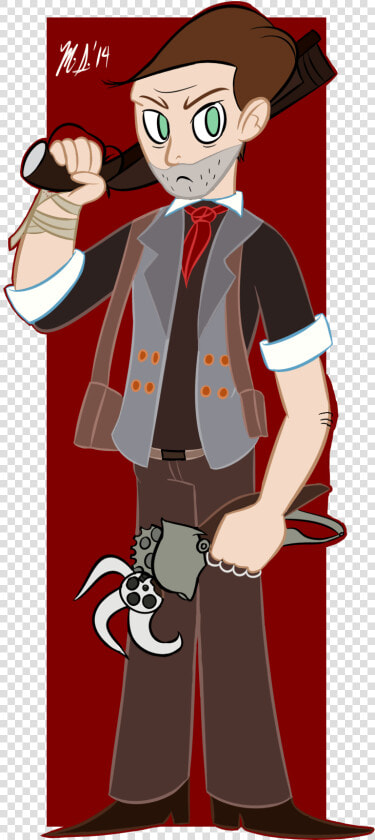 Booker Dewitt   Cartoon  HD Png DownloadTransparent PNG