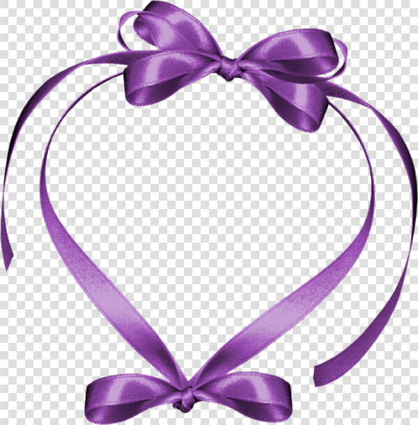 Purple Heart Hearts Heart Love Bow Ribbon   Coeur Png  Transparent PngTransparent PNG