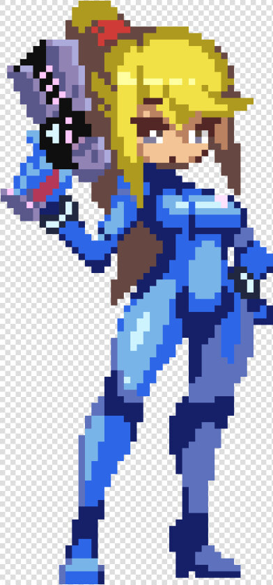 Zero Suit Samus Pixel Art  HD Png DownloadTransparent PNG