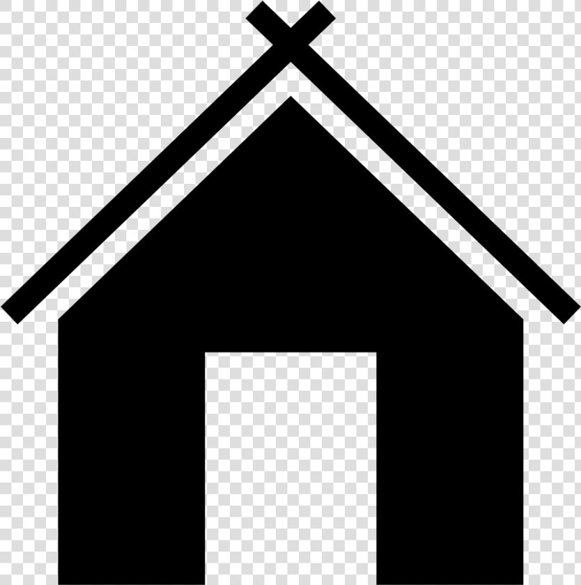 Tint A House Log Cabin Glass Camping Selema Clip Art   House Emoji Black And White  HD Png DownloadTransparent PNG