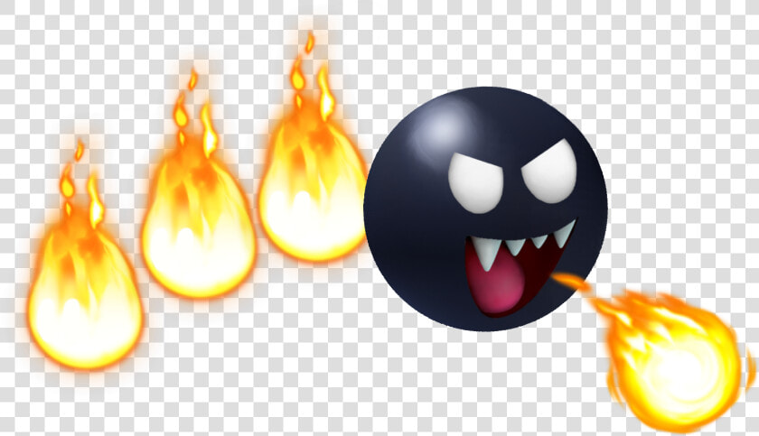 Clip Art Asteroids Clipart   Super Mario Fire Chomp  HD Png DownloadTransparent PNG