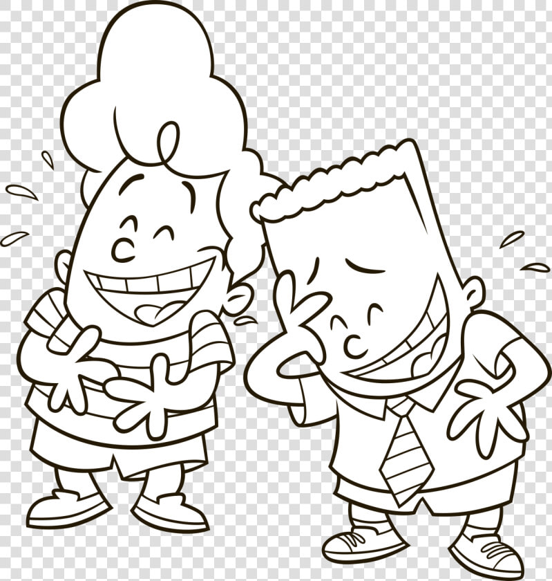 Transparent Captain Underpants Clipart   George And Harold Laugh  HD Png DownloadTransparent PNG