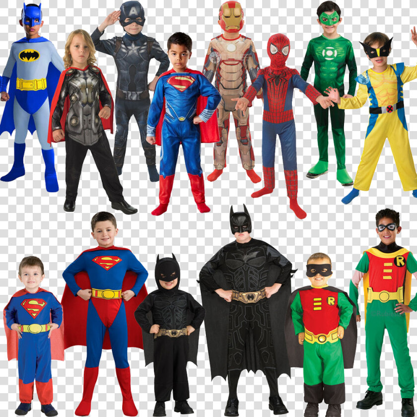 Halloween Costumes Kids Cartoon Characters Png   Superhero Fancy Dress Boys  Transparent PngTransparent PNG