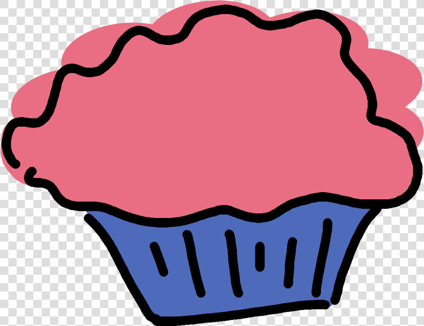 Pink Purple Cupcake Clipart   Cupcake Transparent Free Clipart  HD Png DownloadTransparent PNG