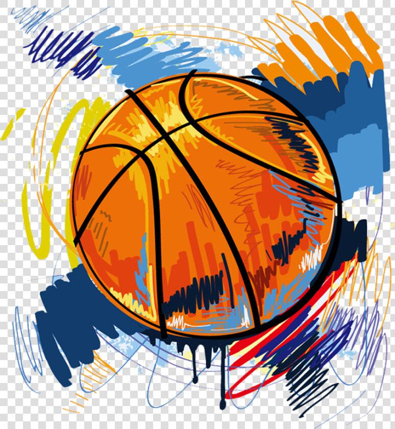 Free Clipart Of Basketball Designs Stock T shirt Basketball  HD Png DownloadTransparent PNG