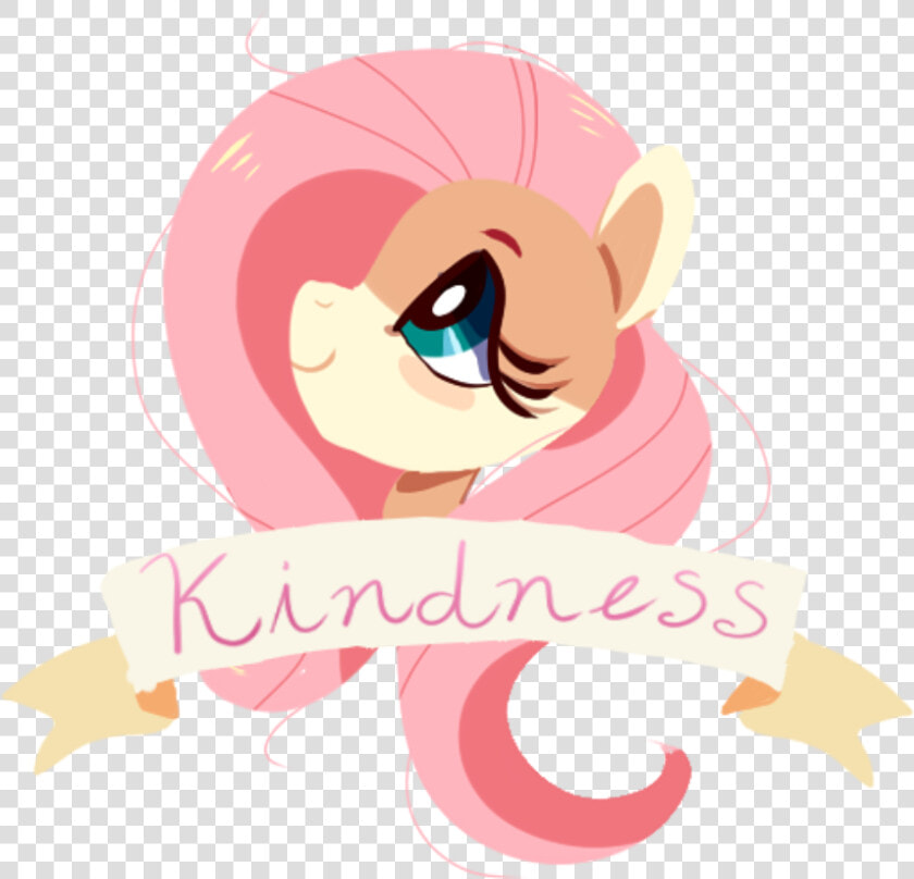 Moonraige  Banner  Flat Colors  Fluttershy  Kindness    Portable Network Graphics  HD Png DownloadTransparent PNG