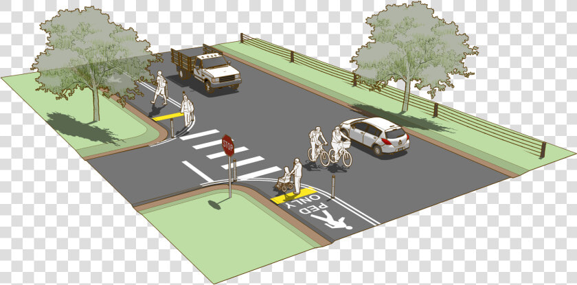 Pedestrian Walkway Design  HD Png DownloadTransparent PNG