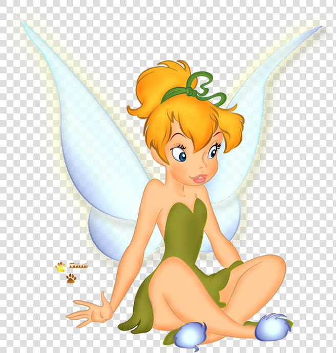 Imágenes Y Gifs Animados ®   Tinker Bell Sentada Sininho Png  Transparent PngTransparent PNG