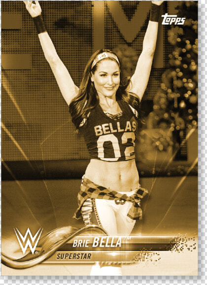 2018 Topps Wwe Brie Bella Base Poster Gold Ed   Magento  HD Png DownloadTransparent PNG