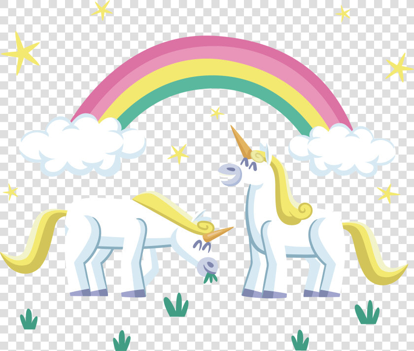 Unicorn Rainbow Clip Art   Unicorn Rainbow Clipart Png  Transparent PngTransparent PNG