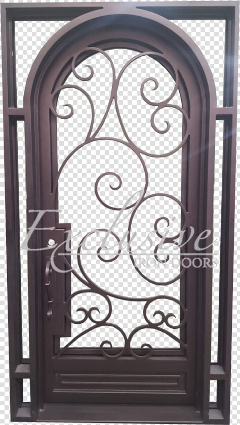 Heather Round Single Iron Door   Home Door  HD Png DownloadTransparent PNG