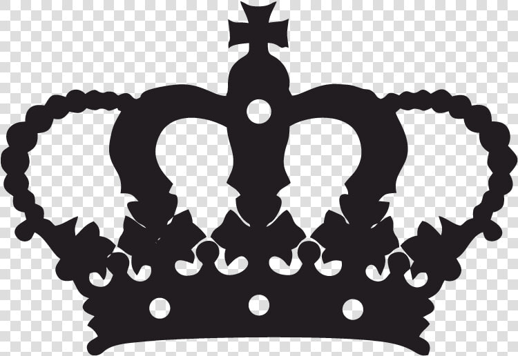 Keep Calm And Carry On Crown Clip Art   Crown Black  amp  White  HD Png DownloadTransparent PNG