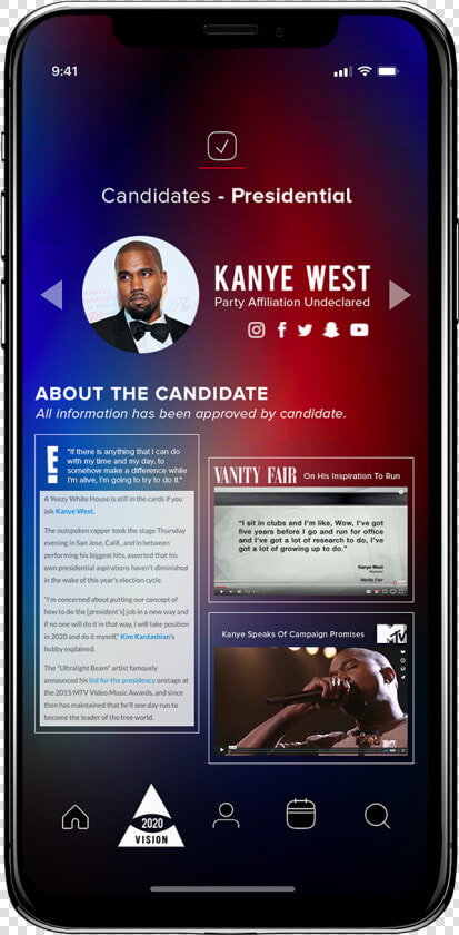 Kanye West App Iphonex Images  HD Png DownloadTransparent PNG