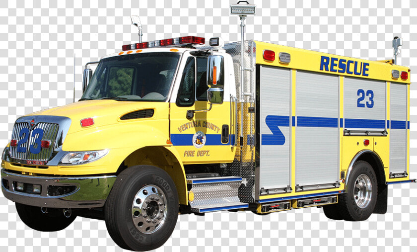 Boise Mobile Equipment Rescue Engine For Ventura   Brush Fire Trucks Yellow  HD Png DownloadTransparent PNG