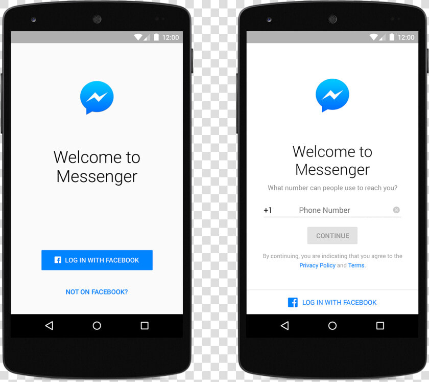 Messenger Sign Up Android   Facebook Messenger Login  HD Png DownloadTransparent PNG