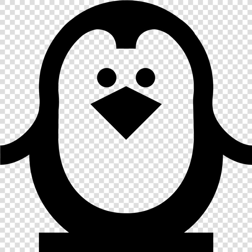 Christmas Penguin Outline   Adã©lie Penguin  HD Png DownloadTransparent PNG