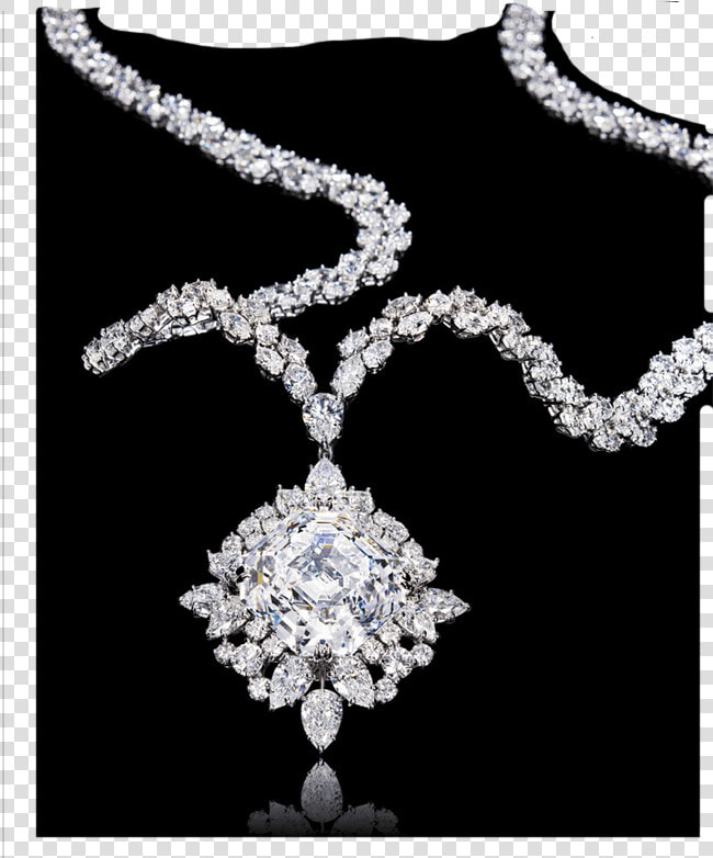 Asscher Cut Gemstones Necklace  HD Png DownloadTransparent PNG