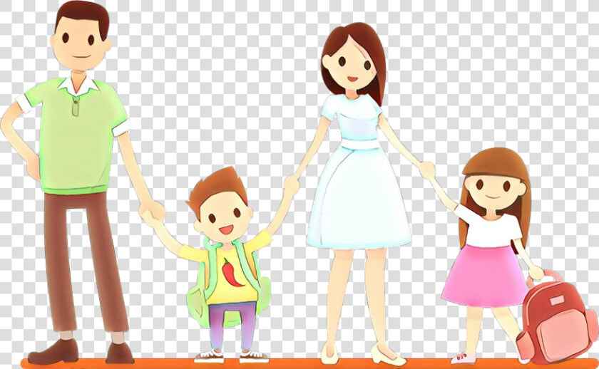 Clip Art Friendship Illustration Human Behavior   Family Background Powerpoint Cartoon  HD Png DownloadTransparent PNG