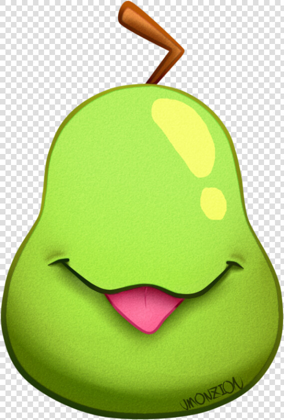 Pear Clipart Bitten   Stuffed Toy  HD Png DownloadTransparent PNG