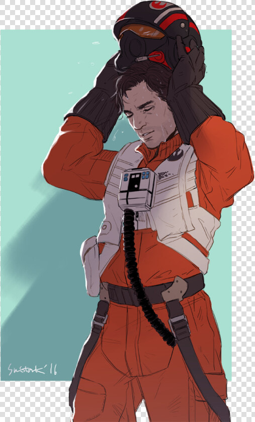 Star Wars The Force Awakens Poe Dameron Sun stark   Star Wars Poe Dameron Fanart  HD Png DownloadTransparent PNG