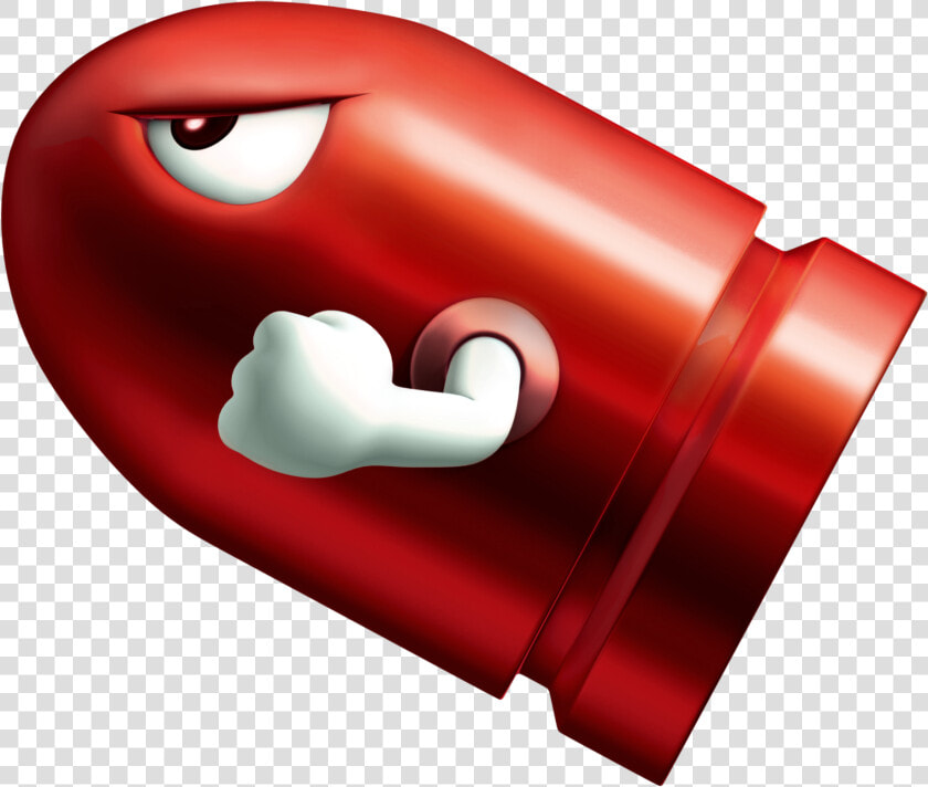 Posted 14th April 2013 By Rallyaltop   Mario Red Bullet Bill  HD Png DownloadTransparent PNG