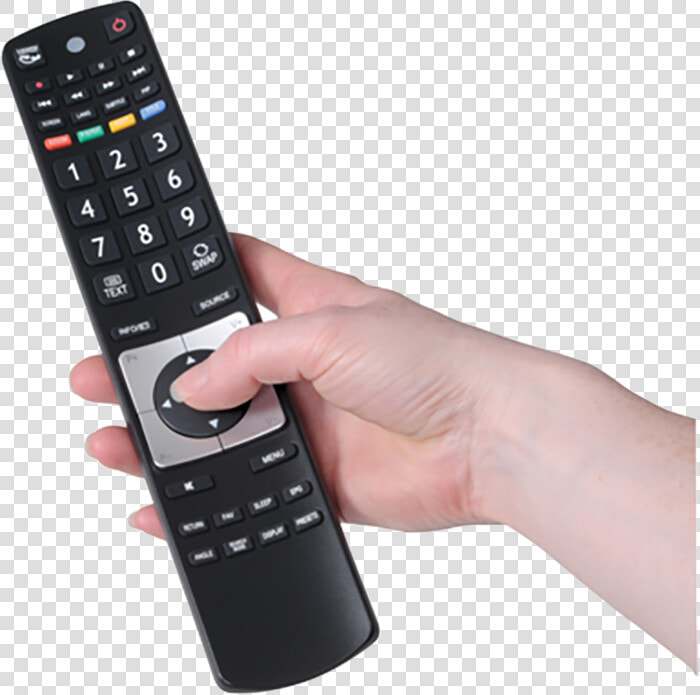 Transparent Tv Remote Clipart   Tv Remote Control Hand  HD Png DownloadTransparent PNG