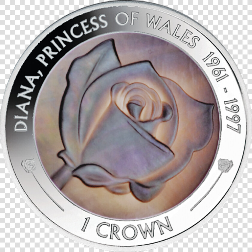 Gold And Silver Coins Pay Tribute To Diana  Princess   Garden Roses  HD Png DownloadTransparent PNG