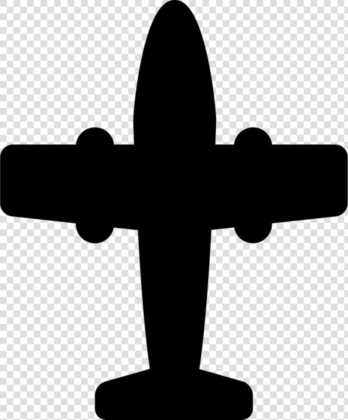 Small Plane With Two Engines   Cross  HD Png DownloadTransparent PNG