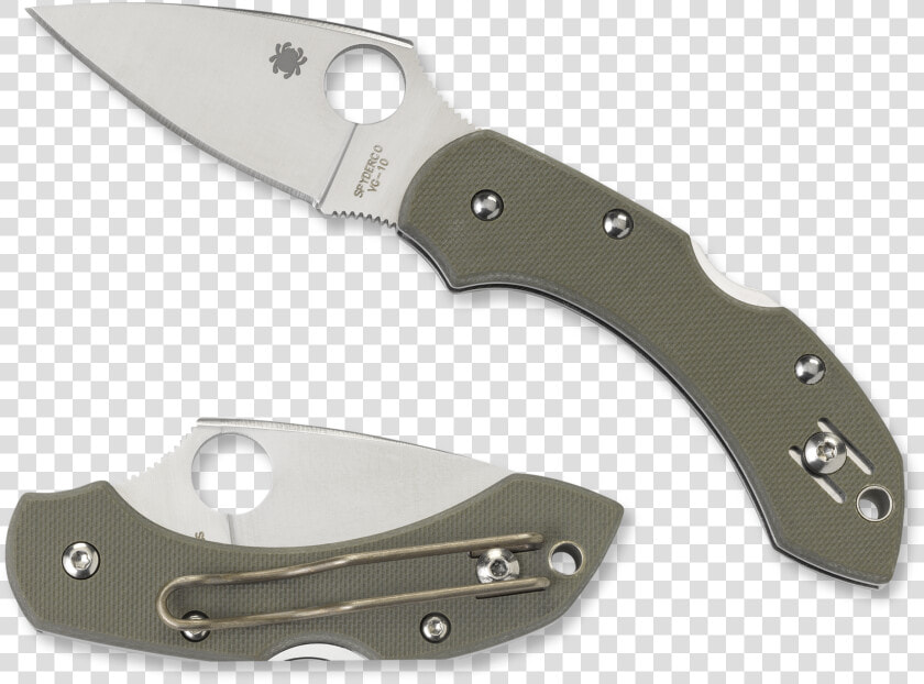 Spyderco Dragonfly 2 G10  HD Png DownloadTransparent PNG