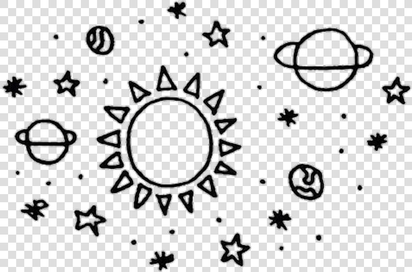 Star Clipart Sun Moon   Moon And Stars Drawing  HD Png DownloadTransparent PNG