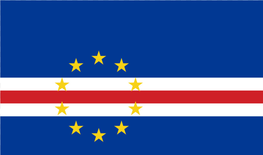 Cv Cape Verde Flag Icon   Flag Of Cape Verde  HD Png DownloadTransparent PNG